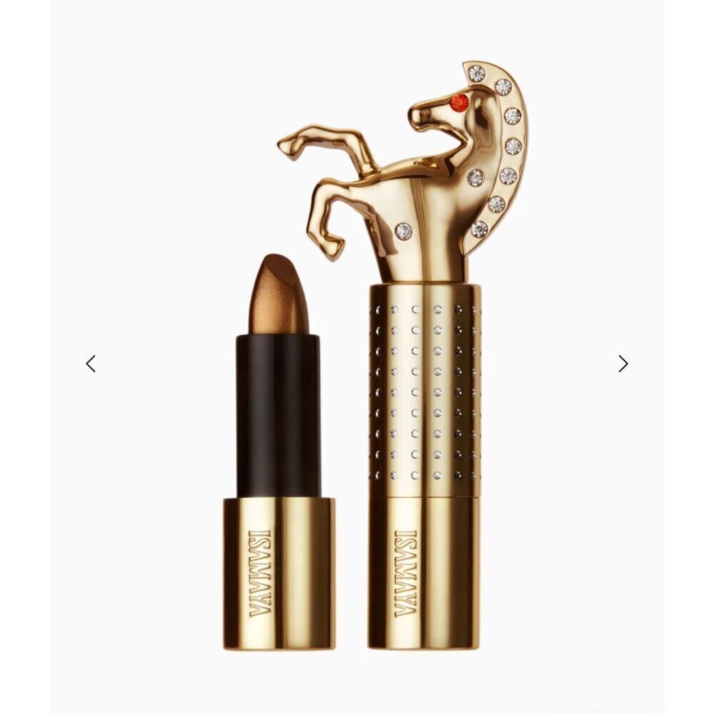 NIB Isamaya Luckykiss Diamond Lip Glow Full Size Buck Lipstick 3.5g/0.12 oz
